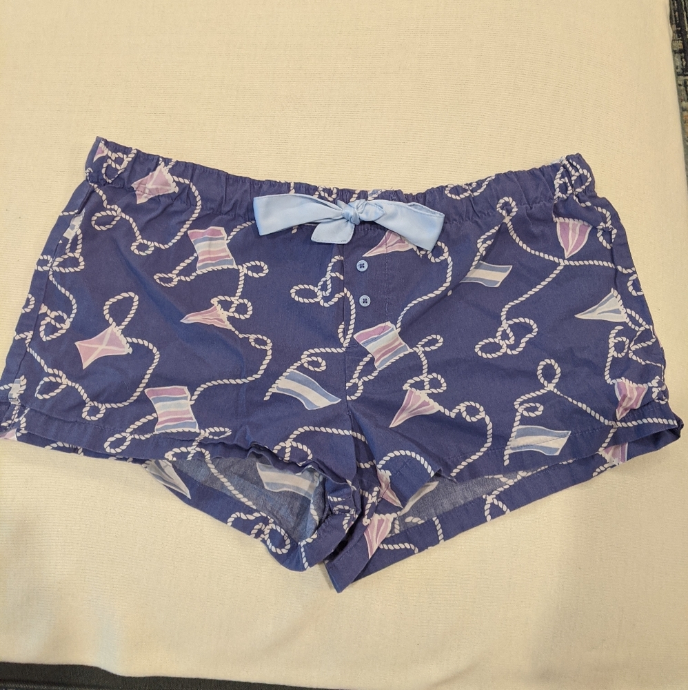 BOGO Sleep Short Pajama w/Ribbon & Button Detail